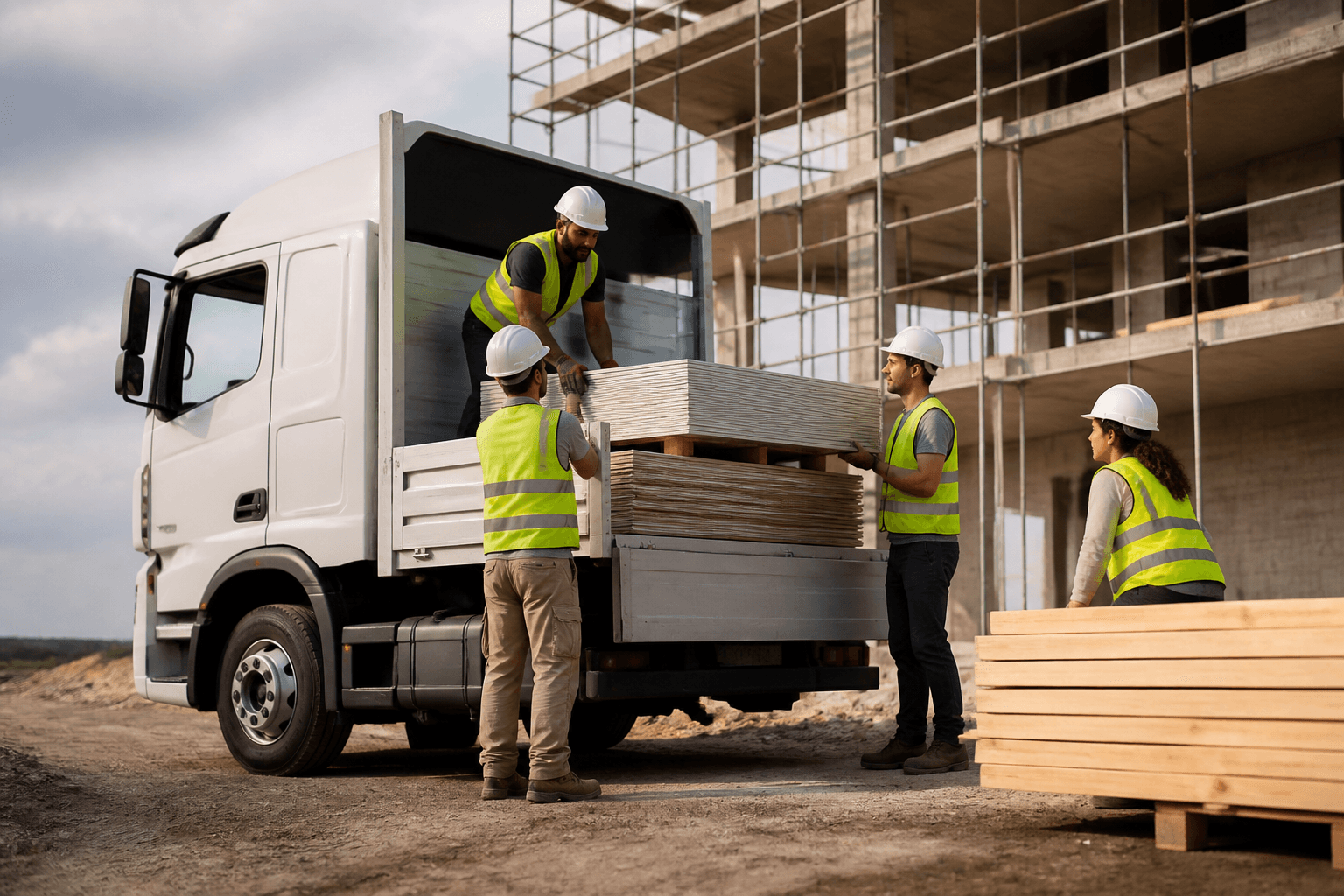 Transporte para Obras